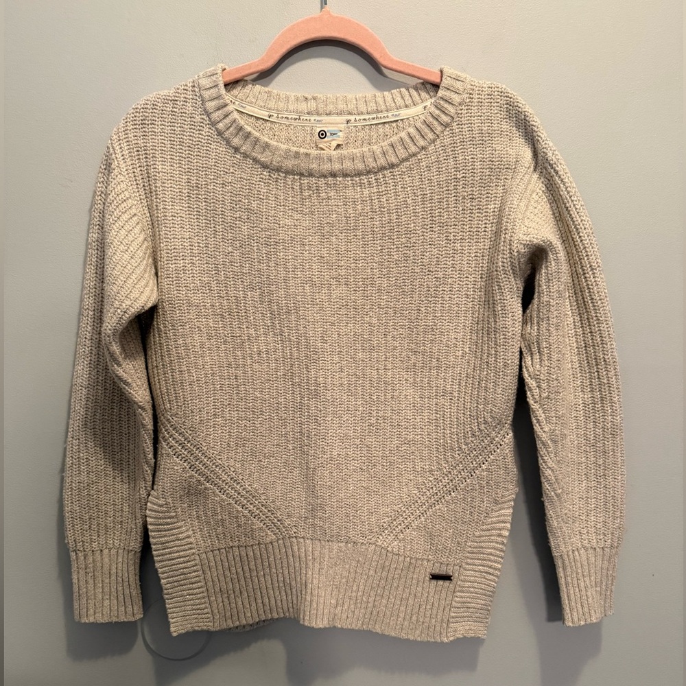 Toms Women's Cream Crew Neck Sweater Medium